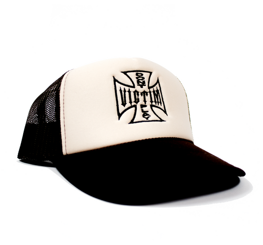 CHOPPA TRUCKER HAT (BLACK/WHITE)