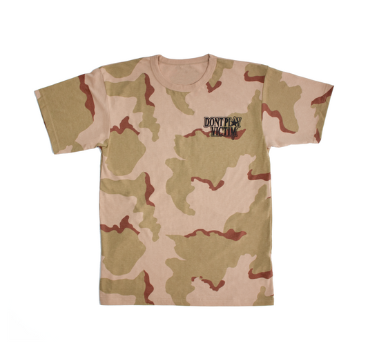 WORD MARK TEE (DESERT CAMO)